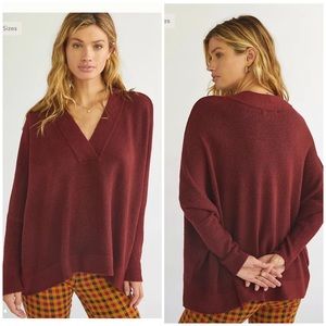 NWT Anthropologie V neck sweater